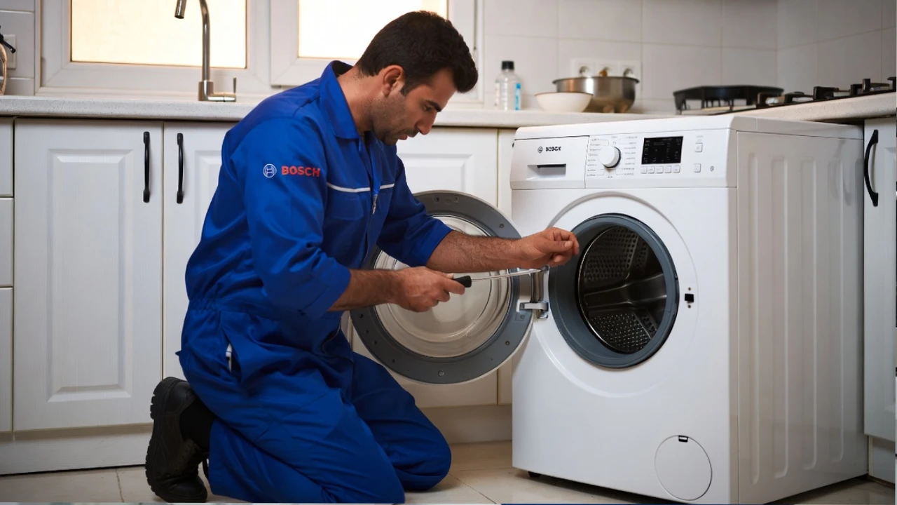 نمایندگی تعمیر ماشین لباسشویی بوش در گیشا